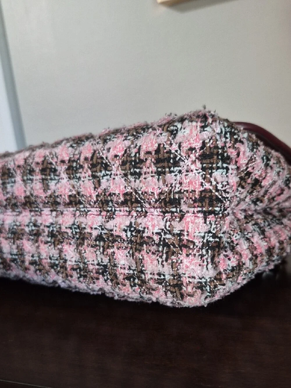 Kate Spade Tweed Chain And Leather Bag